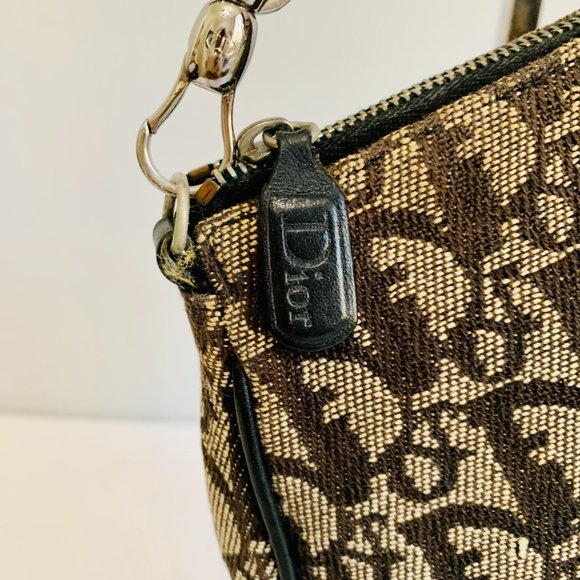 DIOR Y2K DIORISSIMO TROTTER SADDLE BAG BROWN  MADE IN SPAIN - Picture 5 of 13